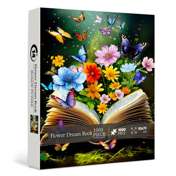 Flower Dream Book Jigsaw Puzzle 1000 Pieces